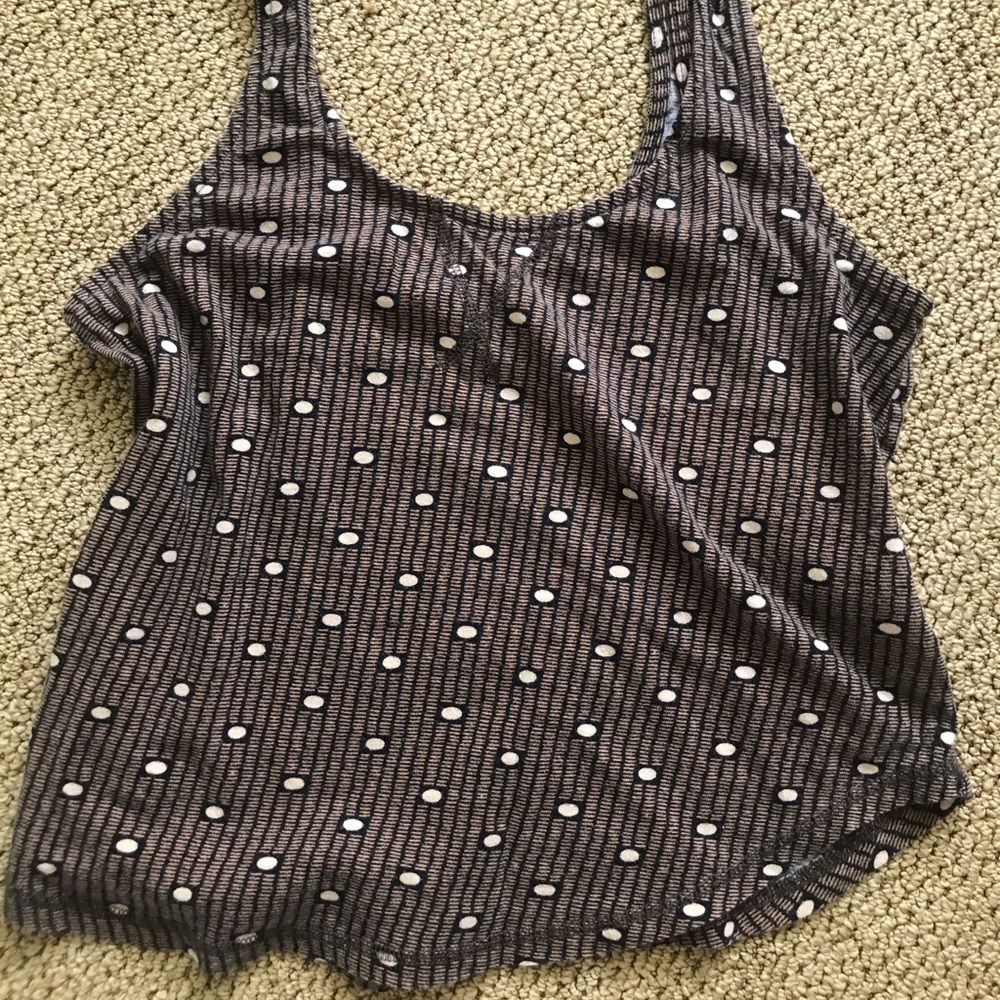 Polka Dot Tank🤎